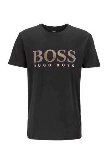 Hugo Boss Relaxed-fit beach T-shirt Svarte | J1p15AZa