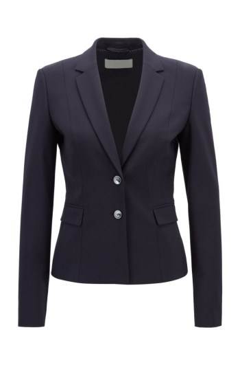 Hugo Boss Stretch wool jacket Mørke Blå | MgNPtoUT