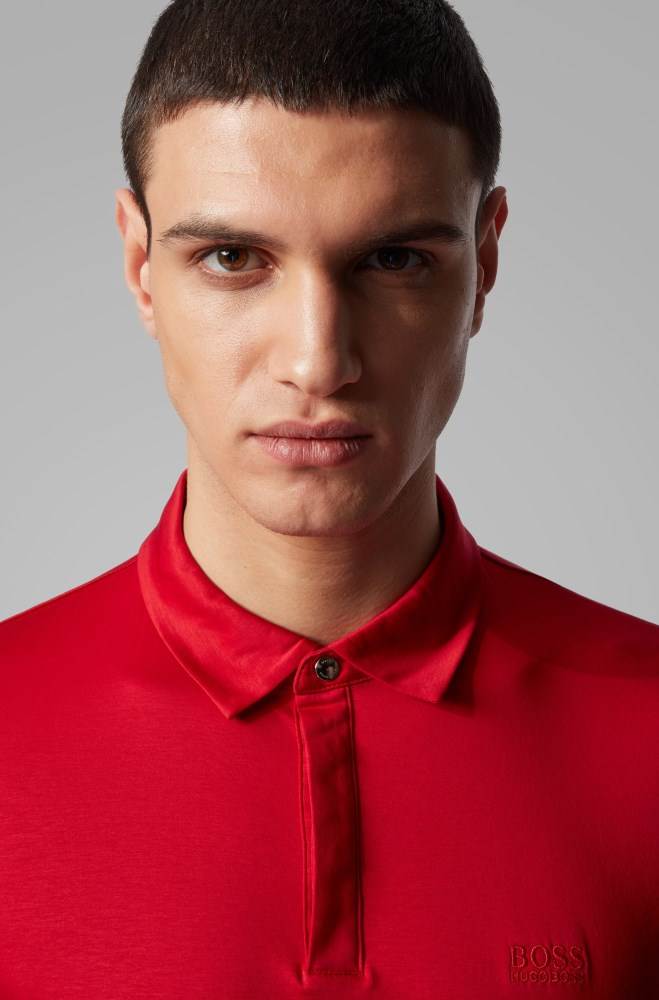 Hugo Boss Polo shirt Rød | 2MXvv87X
