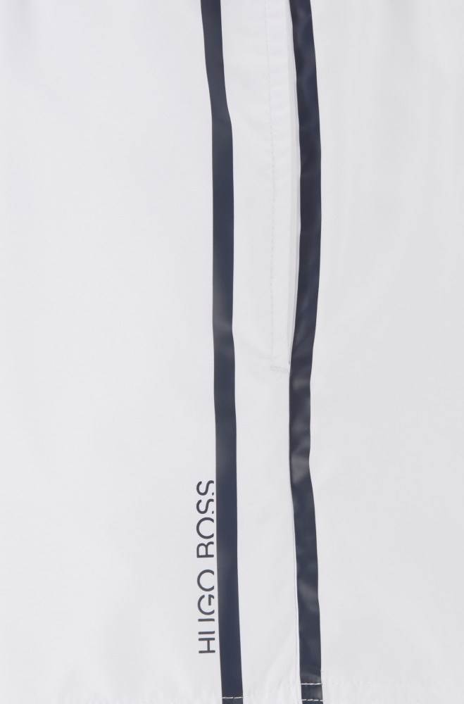 Hugo Boss Quick-dry swim shorts Hvite | b8Ap0zY8
