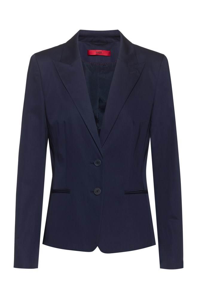 Hugo Boss Regular-fit jacket Mørke Blå | s5mBA86j