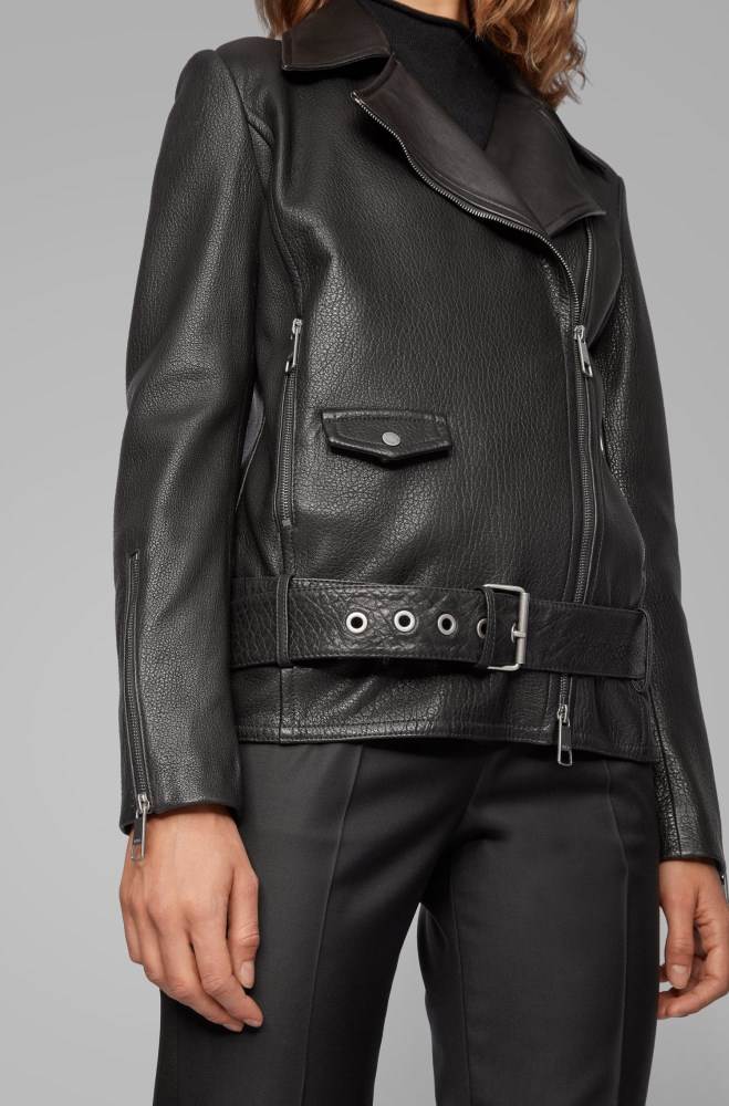 Hugo Boss Relaxed-fit jacket Svarte | v3xciJgm
