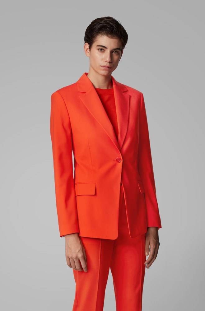 Hugo Boss Slim-fit jacket Oransje | b8dP0KiN