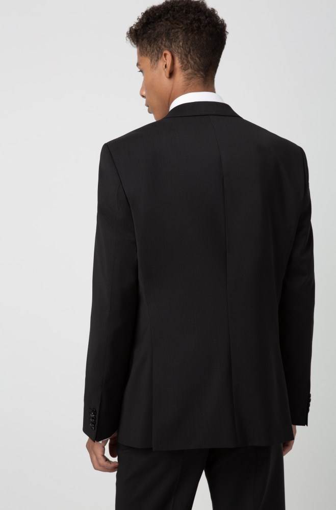 Hugo Boss Slim-fit jacket Svarte | 0TT4syx7